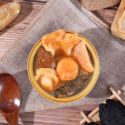 खरीदें प्रीमियम अबलोन और समुद्री खीरा सूप में अबलोन सॉस उच्च अंत चीनी पोषण सूप कोलेजन प्रतिरक्षा समर्थन के साथ तैयार खाने के लिए सुविधा ऑनलाइन निर्माण
