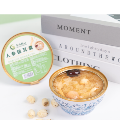 अच्छी कीमत कोई कृत्रिम additives नहीं Ginseng Snow Fungus Slow-Boiled Soup उत्पादन लाइन क्षमता 1.5 मिलियन कटोरे थोक आदेशों के लिए उपयुक्त पारंपरिक सूप ऑनलाइन